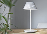 MESH COLLECTION - TAFELLAMP WIT MET BATTERIJ