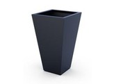 JARDINIERE EN FORME DE VASE EN ALU 60x60x100cmH