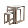 SKAAL COLLECTION - TRI-SET TABLES BASSES GIGOGNE