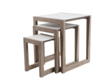 SKAAL COLLECTION - TRI-SET TABLES BASSES GIGOGNE