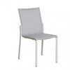 SAGAMORE COLLECTION - CHAISE EMPILABLE ALU BLANC