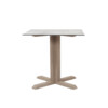 SKAAL COLLECTION - TABLE BISTRO CARREE AVEC PIED CENTRAL