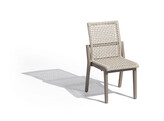 COPENHAGUE COLLECTION CHAISE EMPILABLE CORDE PLATE BEIGE