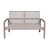 COPENHAGUE COLLECTION - FAUTEUIL BAS EMPILABLE 2 PLACES BEIGE