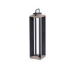 TECKALU Solar lantaarn noir alu/Duratek - XL 245x245x900 / 500L