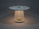 HALO COLLECTION TABLE LUMINEUSE BLANC