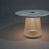 HALO COLLECTION TABLE LUMINEUSE BLANC