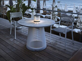 HALO COLLECTION TABLE LUMINEUSE BLANC