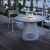 HALO COLLECTION TABLE LUMINEUSE BLANC