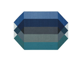 TAPIS D EXTERIEUR GANDIA BLASCO DIAMOND FACET BLUE - GREEN 200x260